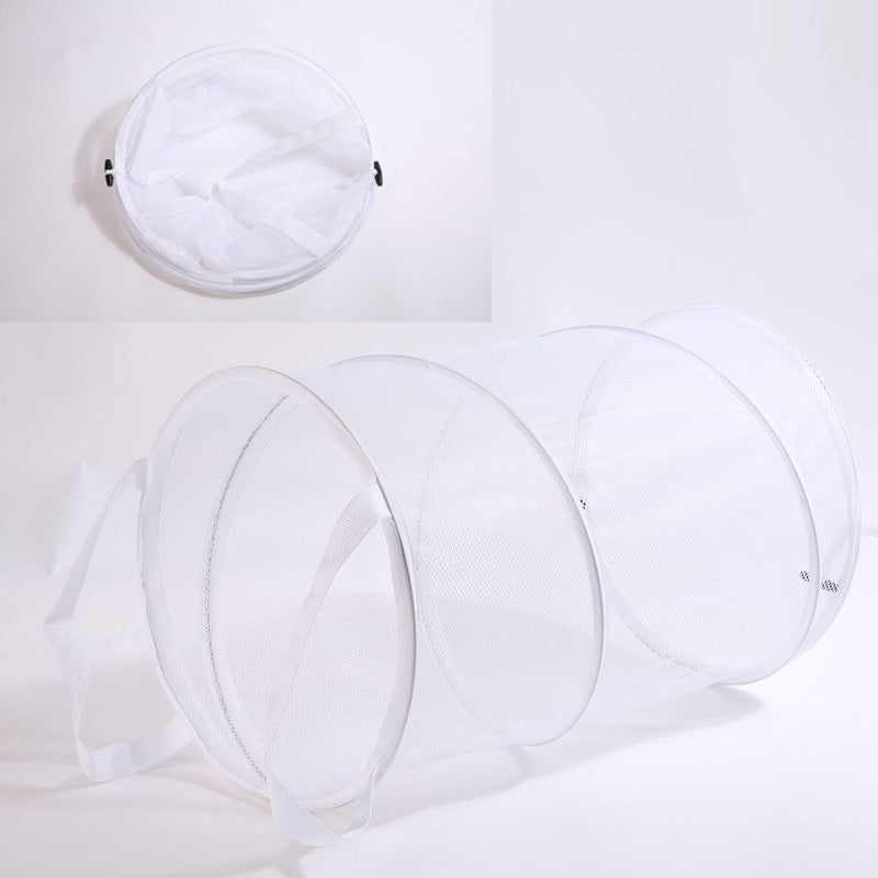 Extra Large Foldable & Portable 1pc Pop-Up Laundry Basket - Breathable Mesh, Durable, Perfect for Storing & Organizing Dirty Clothes - Ideal for Home & Travel