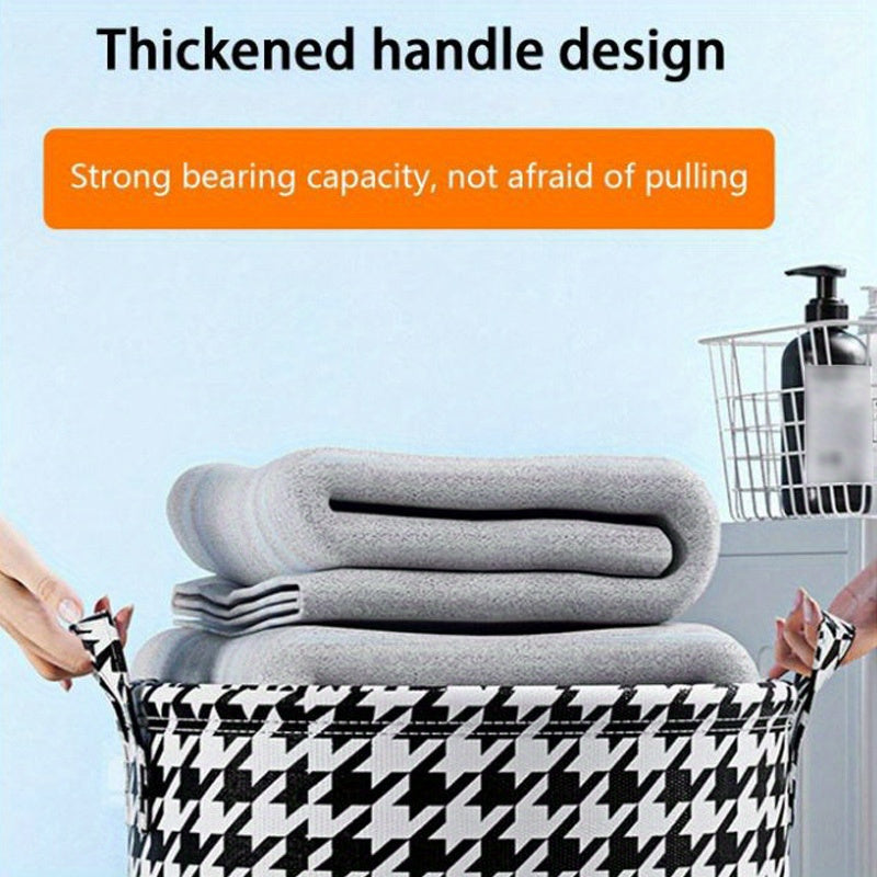 1PC Large Capacity Laundry Basket 1PC Large Capacity Foldable Laundry Basket Storage Basket Suitable for Bathroom Toys, Clothes and Sundries